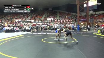 105 lbs Cons. Round 1 - Sam Hutton, Perry-Lecompton Hs vs Caylee Crawford, Paola Hs