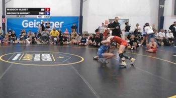 40 lbs Rr Rnd 7 - Madison Mulkey, Ohio Goons - W vs Brooklyn Murray, CT Whale - W