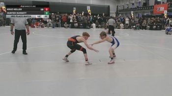 106 lbs 3rd Place Match - Hunter Burnett vs Kruz Keller, Immortal Athletics WC