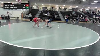 144 lbs 5th Place Match - Kylan Ooton, Tuttle High School vs James Ferguson, The Best Wrestler