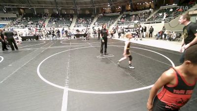 58 lbs Round Of 16 - Terron Owens, Tulsa North Mabee Stampede vs Cole Ryon, BAWC