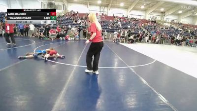 47 lbs Cons. Round 4 - Dawson Ovard, RWC - Roy Wrestling Club vs Lane Baumer, Grace Wrestling Club