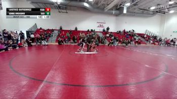 100 lbs Semifinal - Justice Gutierrez, Pomona vs Emie Higgins, Thornton
