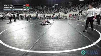 55 lbs Final - Jake Butchee, Team Worx Wrestling Club vs Danger Welch, Claremore Wrestling Club