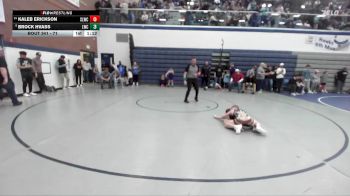 71 lbs Cons. Round 5 - Brock Hvass, Lewiston Wrestling Club vs Kaleb Erickson, Sandpoint Legacy Wrestling Club