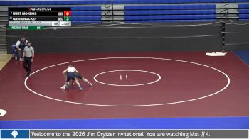 125 lbs Champ. Round 1 - Gavin Rockey, Wisconsin Eu Claire vs Kurt Mokros, Ohio Northern University