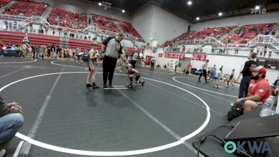 67 lbs Quarterfinal - Ted Fuggett-Henry, Comanche Takedown Club vs Gunner Leverich, Cushing