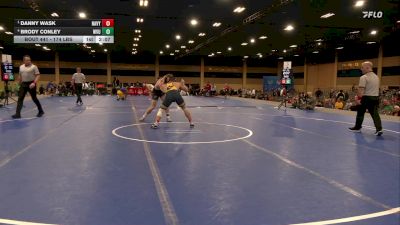 174 lbs Semis - Brody Conley, West Virginia vs Danny Wask, Navy