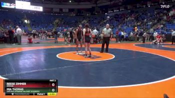 115 lbs Cons. Round 1 - Mia Thomas, Chicago (Phoenix Military Academy) vs Reese Zimmer, DeKalb