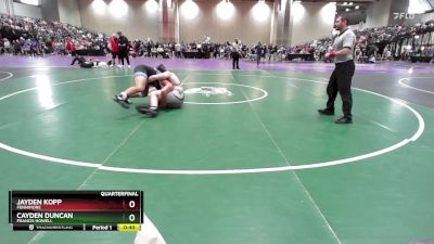 215A Quarterfinal - Jayden Kopp, Fennimore vs Cayden Duncan, Francis Howell