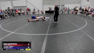 106 lbs Placement Matches (16 Team) - Kole Davidheiser, Pennsylvania vs Cason Craft, Oklahoma Blue