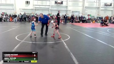 48 lbs Round 3 (4 Team) - Brex Taylor, Ohio Gold 10K vs Cohen McCray, Jacket WC