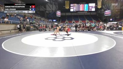 138 lbs Cons. Rd Of 64 - Adrian Phetxoumphone, IA vs Cael Staggs, NV
