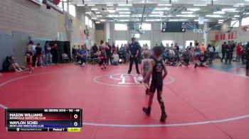 49 lbs Round 2 - Mason Williams, Bonneville Wrestling Club vs Waylon Schei, Bear Lake Wrestling Club