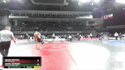 126 lbs Cons. Round 2 - Jacob Partida, Golden Valley vs Mario Estrada, Peter Johansen High