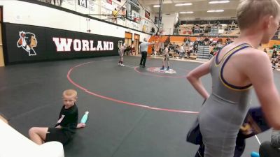 95-96 lbs Round 3 - Sawyer Wilson, Thermopolis Middle School vs Tyce Grant, Cody Middle School