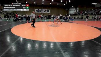110 lbs Cons. Round 4 - Trinity Rickner, Glenpool vs Brooklyn Robinson, Northwest