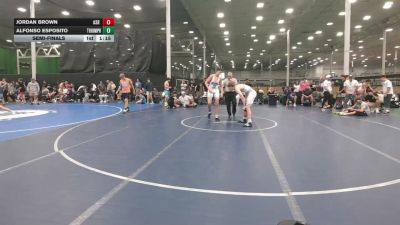 174 lbs Semifinal - Jordan Brown, ASR - HSC vs Alfonso Esposito, Triumph Black - HSC