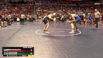 1A-190 lbs Champ. Round 1 - Cameron Nicoletto, Moravia vs Kyle Kuhlmann, Sumner-Fredericksburg