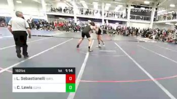 182 lbs Round Of 16 - Luciano Sebastianelli, Wayland vs Christian Lewis, Cohasset