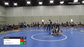 90 lbs Prelims - Mason Young, Team Techfall vs Jett Kennedy, Oklahoma Boyz