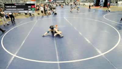 Junior Girls - 145 lbs Quarters - Aleksandra Bastaic, Highland Wrestling Club vs Greta Brus, Iowa