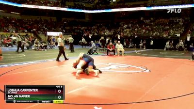 215 Class 2 lbs Champ. Round 1 - Joshua Carpenter, St. James vs Nolan Napier, Seneca