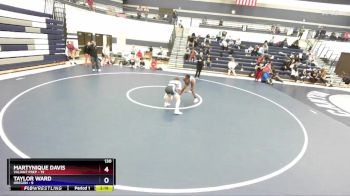130 lbs Round 2 (4 Team) - Martynique Davis, Valiant Prep vs Taylor Ward, Oregon