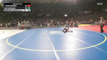 3A Boys 120 lbs Cons. Round 2 - Kord Setniker, Santiam Christian Boys vs Jack Quinones, Pleasant Hill Boys