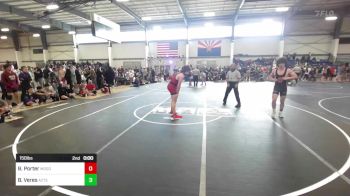 150 lbs Round Of 16 - Vaughn Strobel, Thorobred WC vs Luke Crowder, Evwc