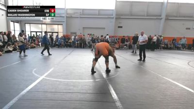 190 lbs Round 3 (8 Team) - Malaki Washington, Sleepers vs Caden Shearer, Gettysburg