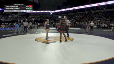 190 lbs Quarterfinal - Onyi Oragwam, Centennial (CS) vs Juliana Marquez, Gabrielino (SS)