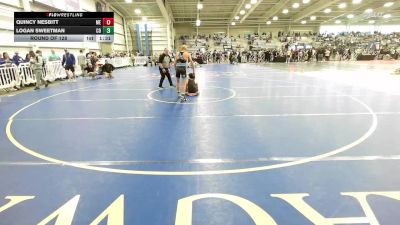 120 lbs Round Of 128 - Quincy Nesbitt, ME vs Logan Sweetman, CO