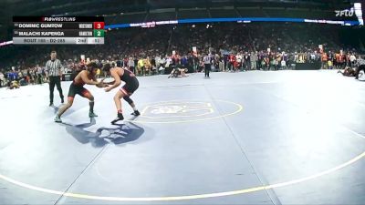 D2-165 lbs Quarterfinal - Owen Segorski, Lowell HS vs Kaleb Gagne, Escanaba HS