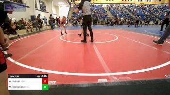 67 lbs Rr Rnd 1 - Wyatt Kaiser, Heat vs Mason Woolman, Pryor Tigers