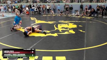 102 lbs Cons. Semi - Aryeh Pico, Pioneer Grappling Academy vs Maxwell Shellabarger, Dillingham Wolverine Wrestling Club