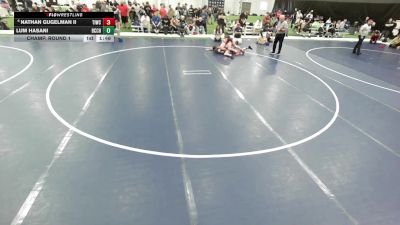 Junior Boys - 150 lbs Champ. Round 1 - Lum Hasani, Birmingham Community Charter High School Wrestling vs Nathan Gugelman II, Team Idaho Wrestling Club