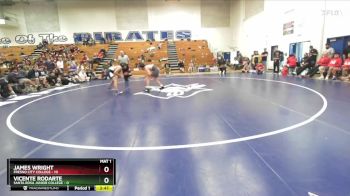 149 lbs Semis & 3rd Wb (16 Team) - James Wright, Fresno City College vs Vicente Rodarte, Santa Rosa Junior College