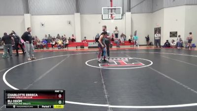 112 lbs Quarterfinal - Charlotte Erreca, Elevate Wrestling Club vs Eli Odom, Andalusia Mat Bully`s