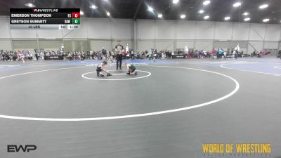 40 lbs Rr Rnd 2 - Emerson Thompson, Full Circle 9U vs Greyson Summitt, RAW Wrestling Club 9U