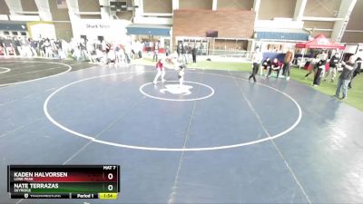 157 lbs Cons. Round 4 - Kaden Halvorsen, Lone Peak vs Nate Terrazas, Skyridge