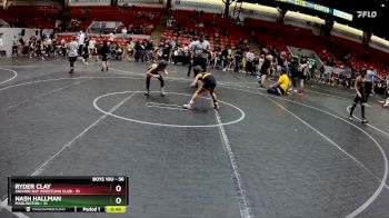 56 lbs Semifinal - Nash Hallman, Marlington vs Ryder Clay, Anchor Bay Wrestling Club