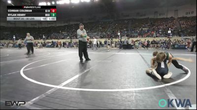 80 lbs Round Of 16 - Corban Coleman, D3 Wrestling Cluib vs Rylan Henry, Brushy Wrestling Club