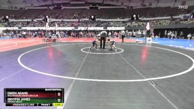 Rookie K-2 64 Quarterfinal - Owen Adams, Williamsburg Wrestling Club vs Gryffin James, Virginia Beach