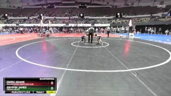 Rookie K-2 64 Quarterfinal - Owen Adams, Williamsburg Wrestling Club vs Gryffin James, Virginia Beach