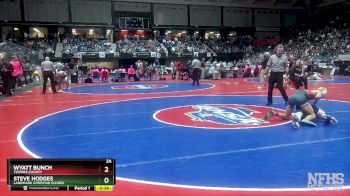 2A-113 lbs 3rd Place Match - Steve Hodges, Landmark Christian School vs Wyatt Bunch, Toombs County