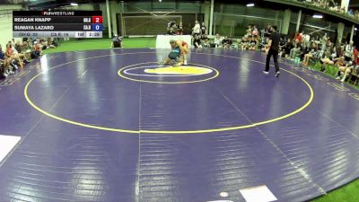 145 lbs Reagan Knapp, Ohio Gray vs Sumaya Lazaro, California Red