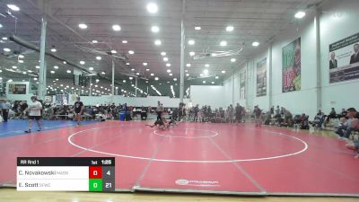 134 lbs Rr Rnd 1 - Connor Novakowski, Mat Assassins Gray vs Evan Scott, Sly Fox Wrestling Club