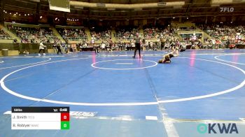 58 lbs Round Of 32 - Jarod Smith, Tecumseh Youth Wrestling vs Brennon Roblyer, Broken Arrow Wrestling Club