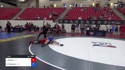 77 kg Rnd Of 32 - Isaiah Kayee, Nevada vs Alec Robeson, Dubuque RTC